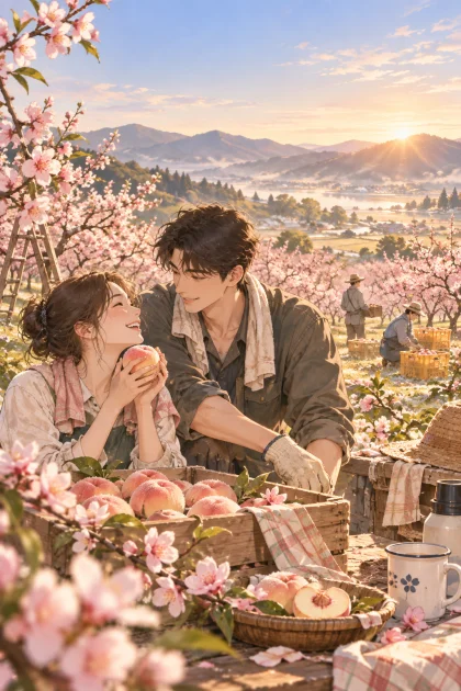 서리 지난 복숭아밭 표지