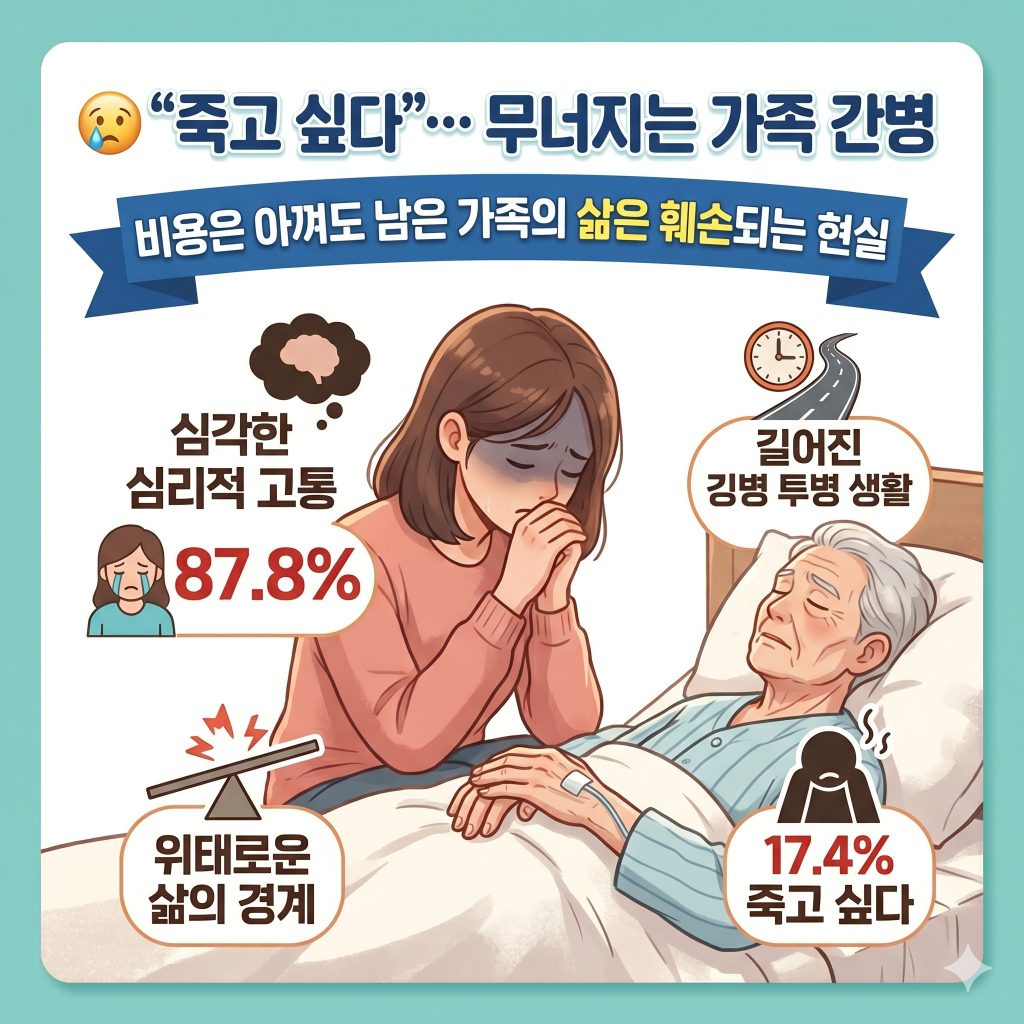 간병인 비용부담 월340만원의 현실속으로