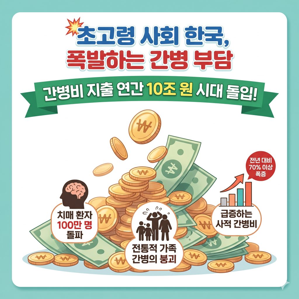 간병인 비용부담 월340만원의 현실속으로
