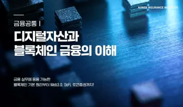 보험연수원, 공무원 대상 '디지털자산 리터러시' 과정 개설