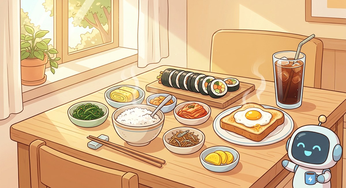 [이즈] 오늘 아침 뭐 드셨어요? 한 단어로만! ☕